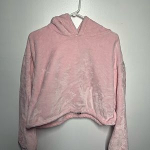 Fuzzy furry pink sweater!